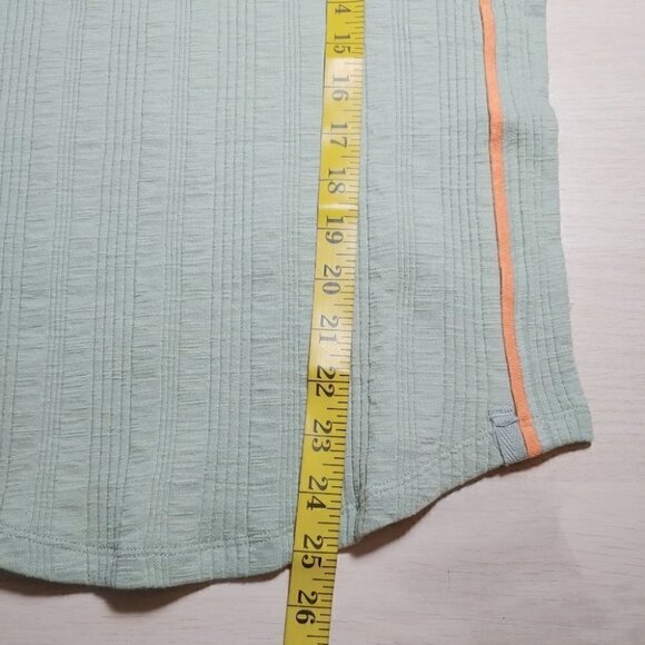 NWOT WE THE FREE Green ribbed sleeveless turtle neck top - Picture 9 of 13